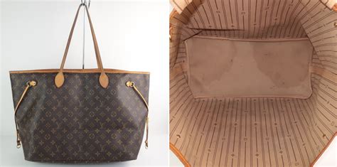 Louis Vuitton purse interior lining